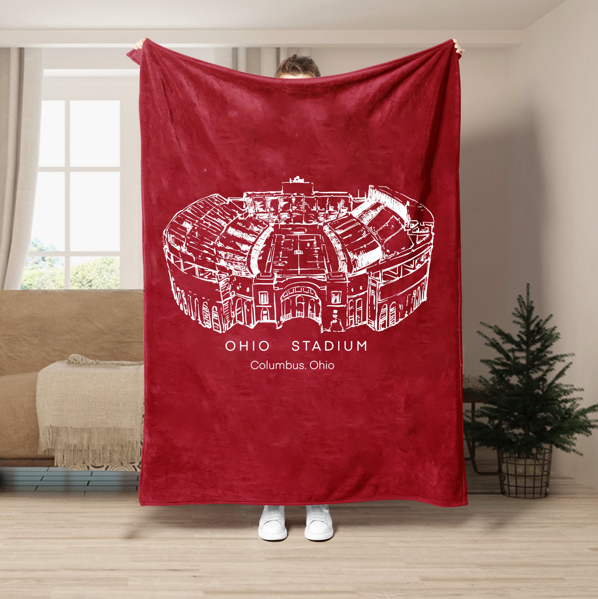 Sweatshirt discount stadium blanket