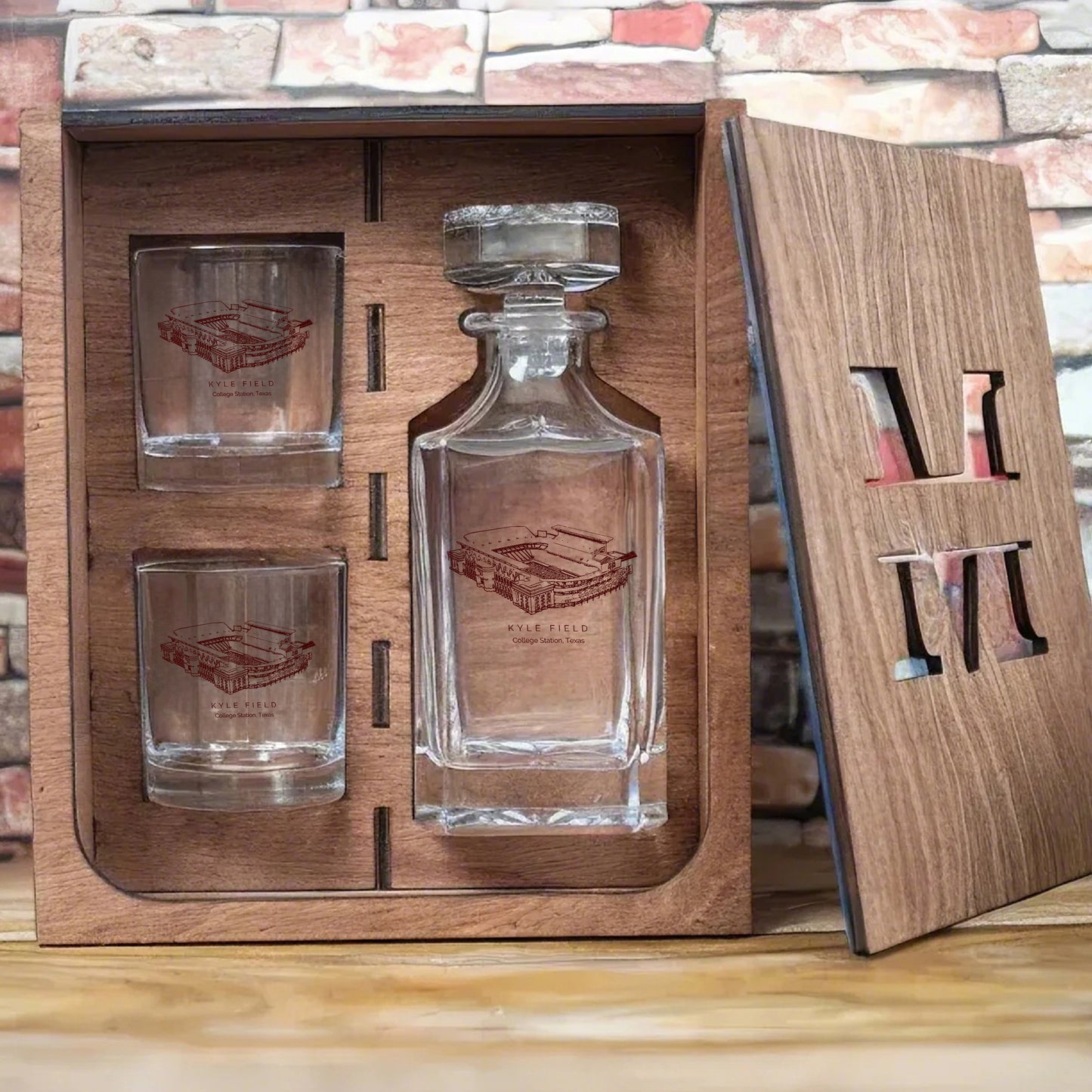 Kyle Field - Texas A&M Aggies Whiskey Set