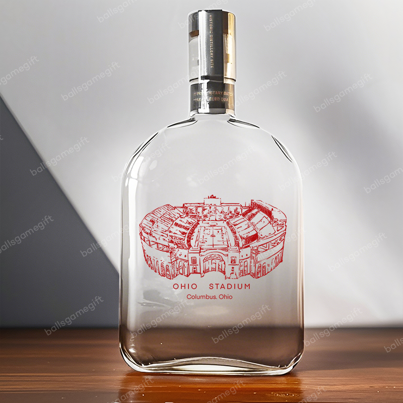 Ohio Stadium - Ohio State Buckeyes Whiskey Bottles