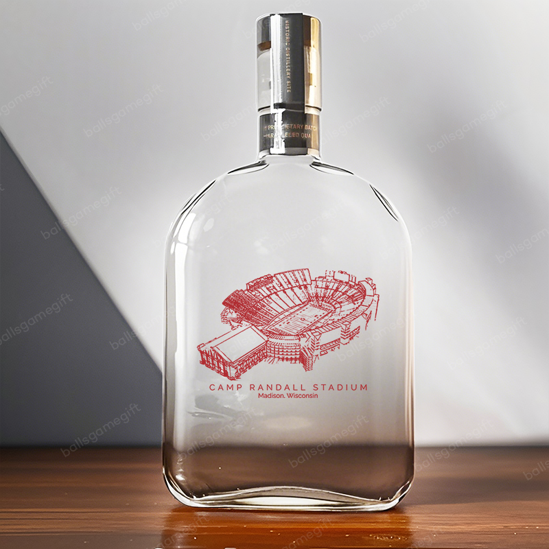 Camp Randall Stadium - Wisconsin Badgers Whiskey Bottles