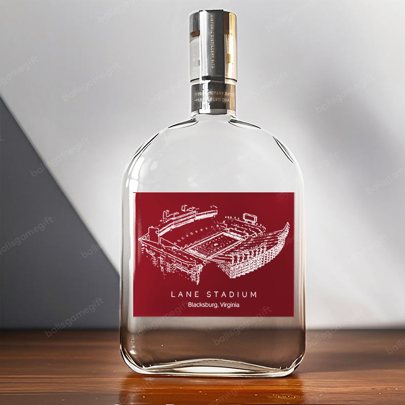 Lane Stadium - Virginia Tech Hokies Whiskey Bottles