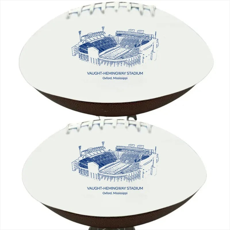 Vaught–Hemingway Stadium - Ole Miss Rebels football, Stipple Art College Football