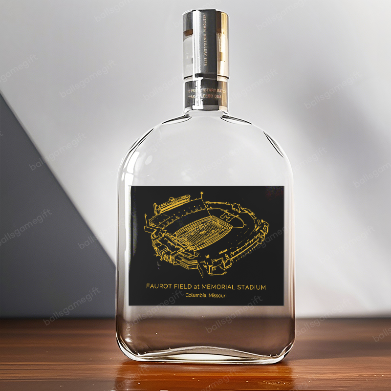 Faurot Field at Memorial Stadium- Missouri Tigers Whiskey Bottles