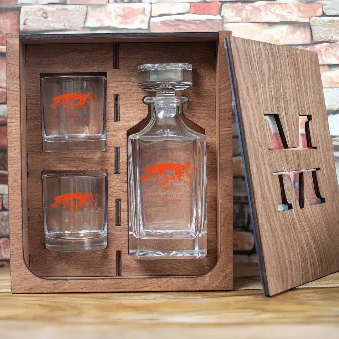 Ben Hill Griffin Stadium - Florida Gators Whiskey Set