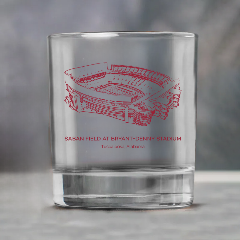 Saban Field at Bryant-Denny Stadium - Alabama Crimson Tide Whiskey Cup