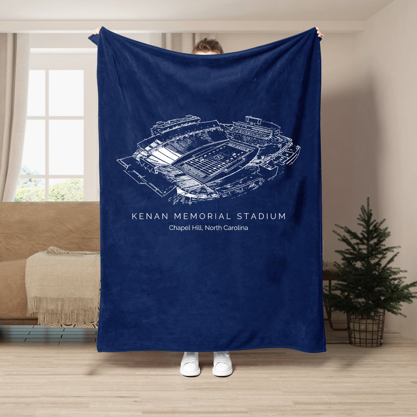 Kenan Memorial Stadium - North Carolina Tar Heels football, College Football Blanket