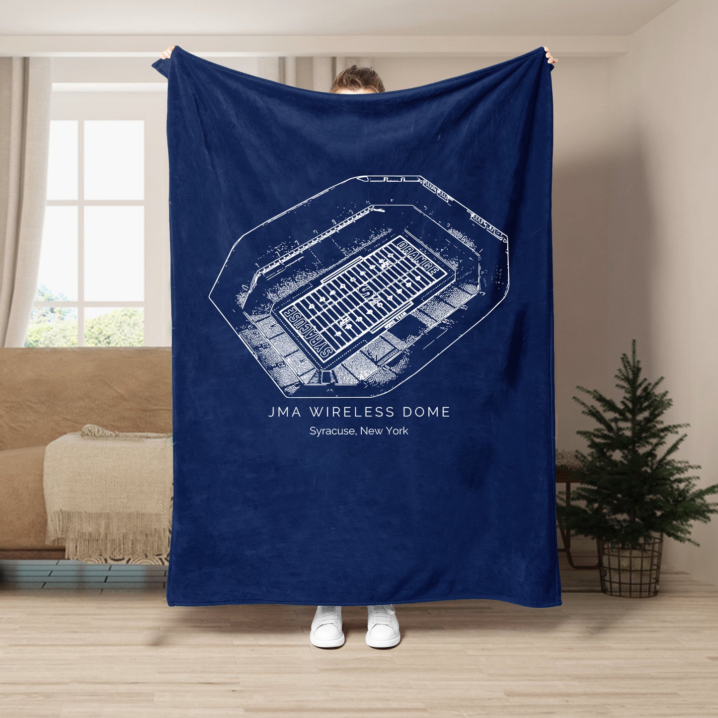 JMA Wireless Dome - Syracuse Orange football,College Football Stadium Blanket