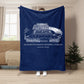 David Booth Kansas Memorial Stadium - Kansas Jayhawks football, College Football Blanket