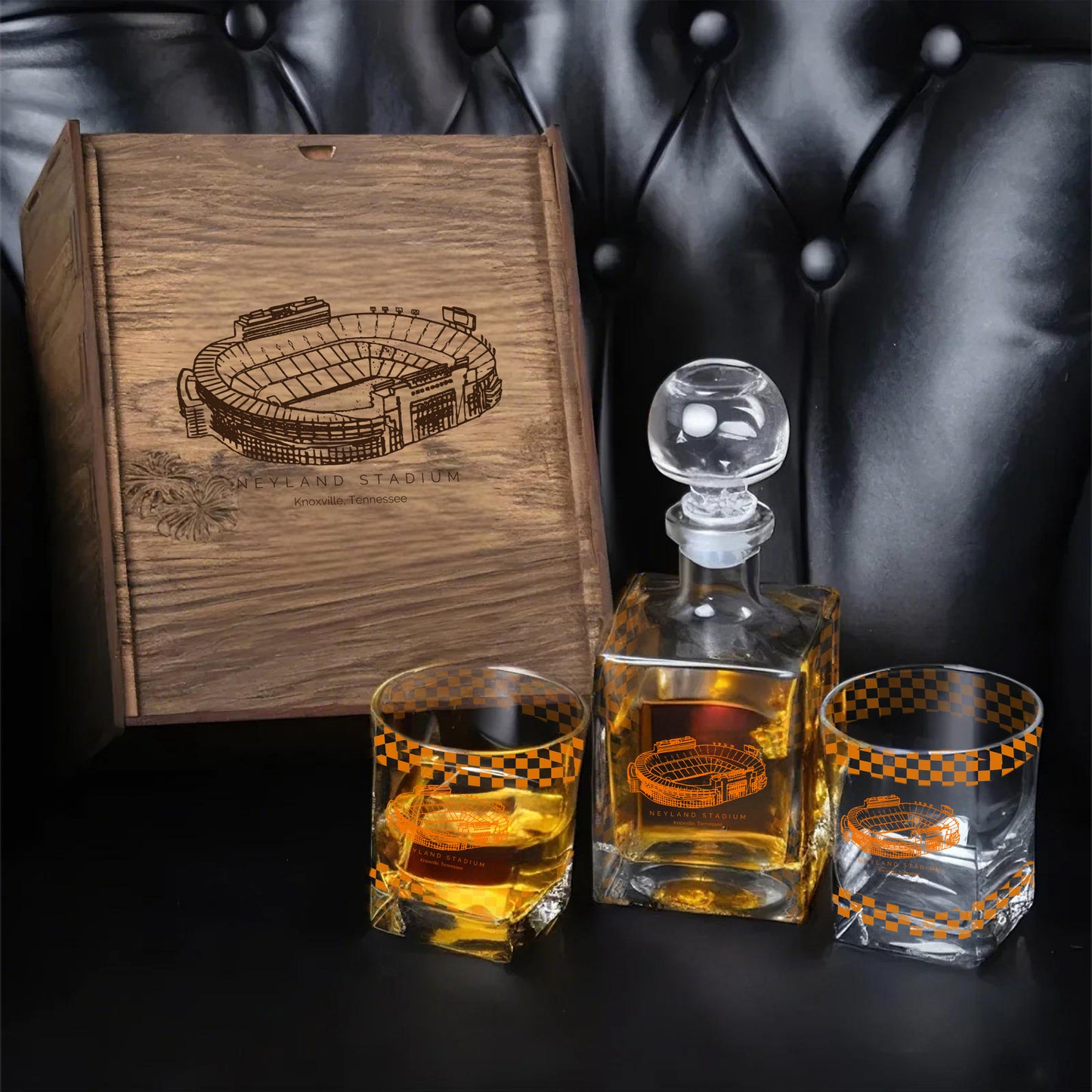 Neyland Stadium - Tennessee Volunteers Whiskey Set