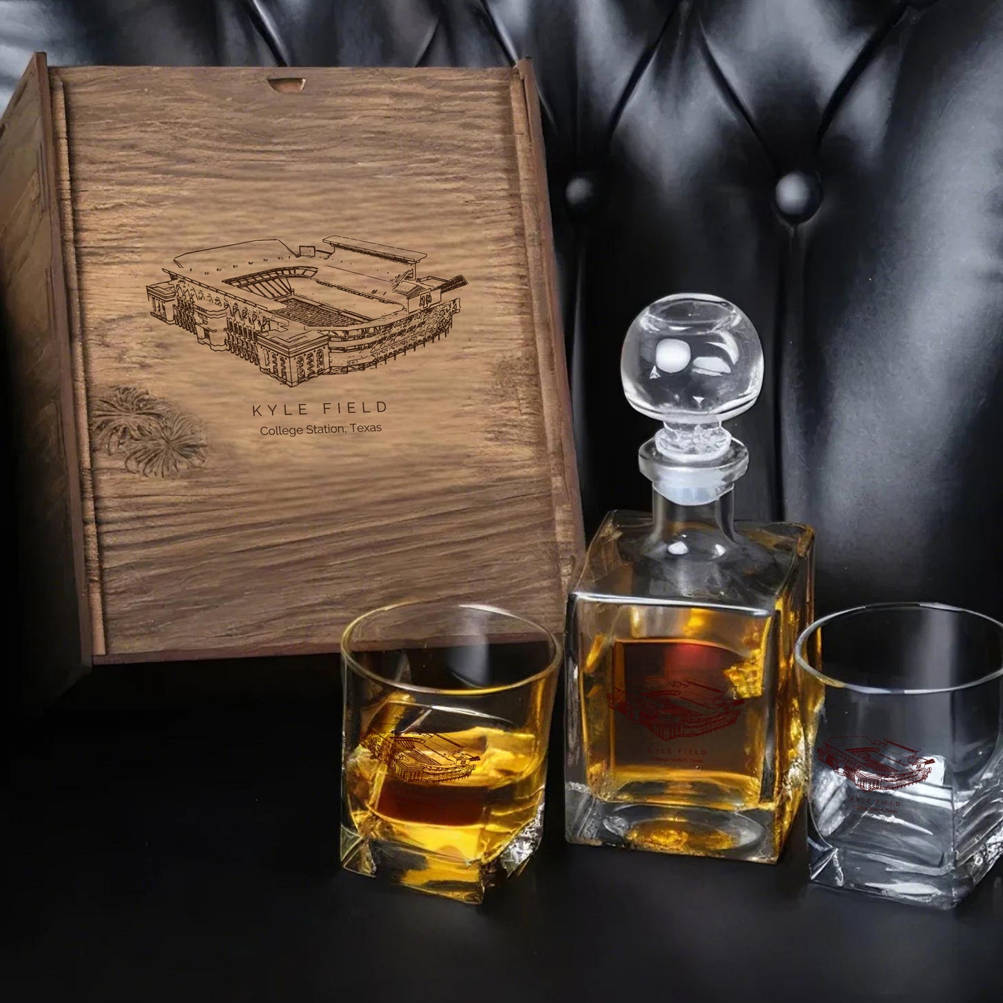 Kyle Field - Texas A&M Aggies Whiskey Set