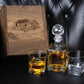 Kidd Brewer Stadium - Appalachian State Mountaineers Whiskey Set