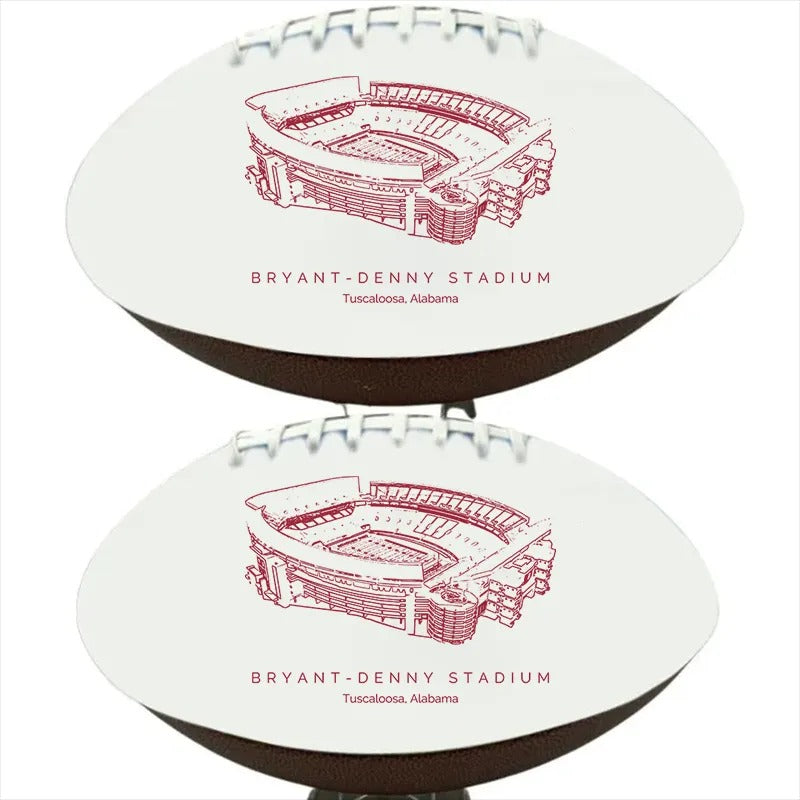 Bryant-Denny Stadium - Alabama Crimson Tide football, Stipple Art College Football