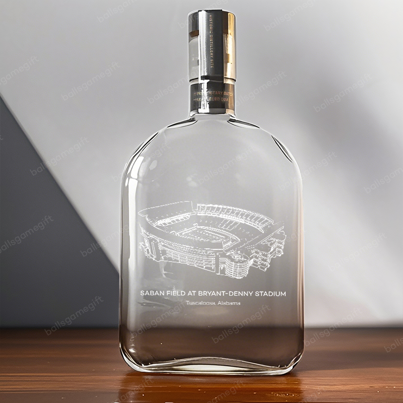 Saban Field at Bryant-Denny Stadium - Alabama Crimson Tide Whiskey Bottles