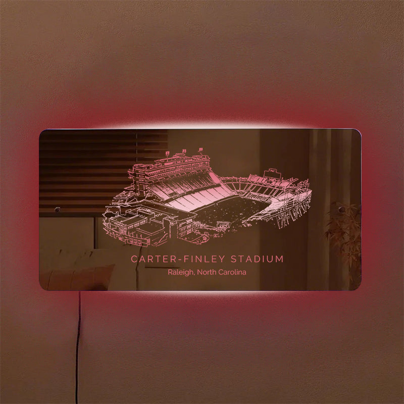 Carter–Finley Stadium Mirror Light-Gifts For Sports Lovers