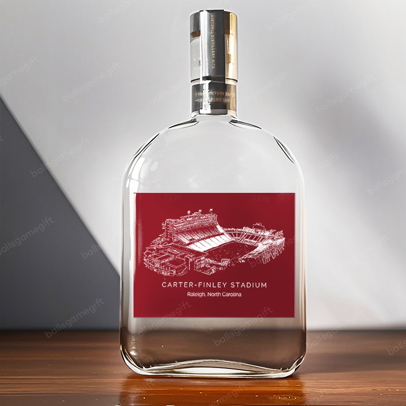 Carter–Finley Stadium - NC State Wolfpack Whiskey Bottles