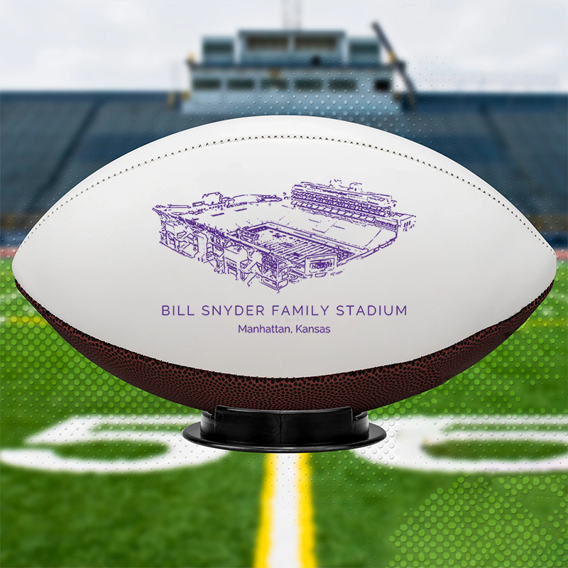 Bill Snyder Family Stadium - Kansas State Wildcats football, Stipple Art College Football