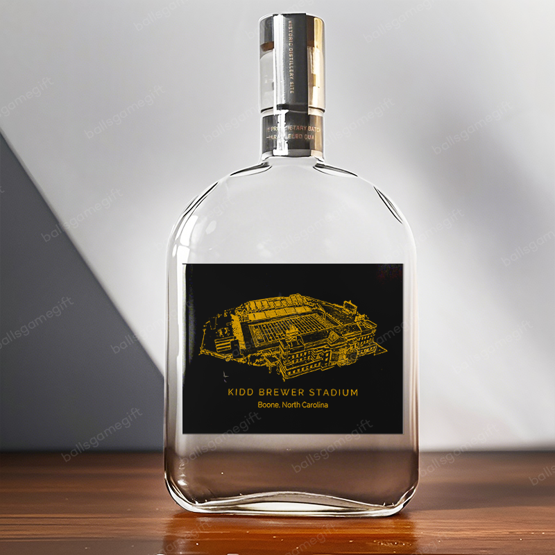 Kidd Brewer Stadium - Appalachian State Mountaineers Whiskey Bottles