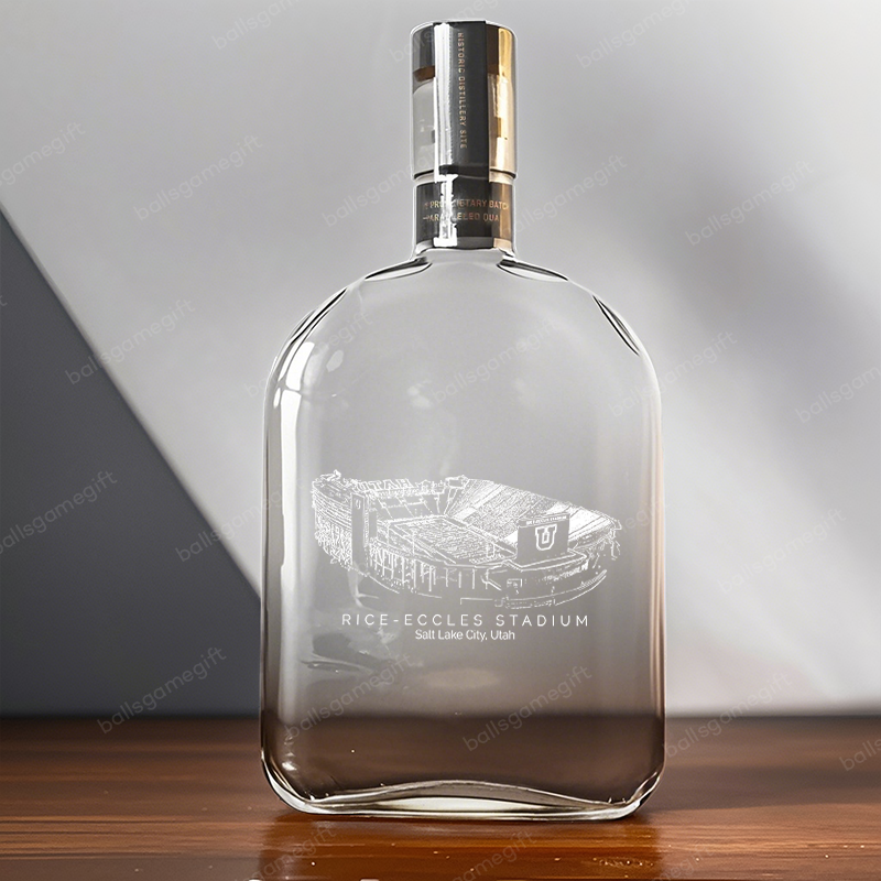 Rice–Eccles Stadium - Utah Utes Whiskey Bottles