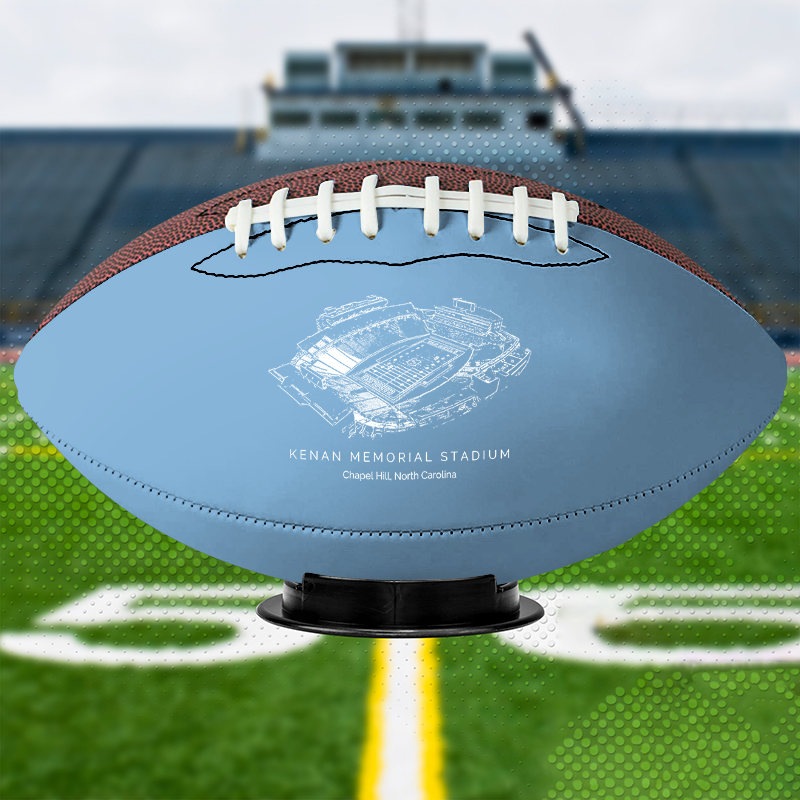 Kenan Memorial Stadium - North Carolina Tar Heels football, Stipple Art College Football