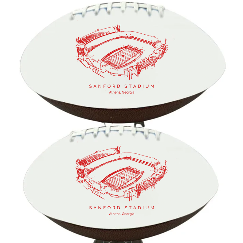 Sanford Stadium- Georgia Bulldogs football, Stipple Art College Football