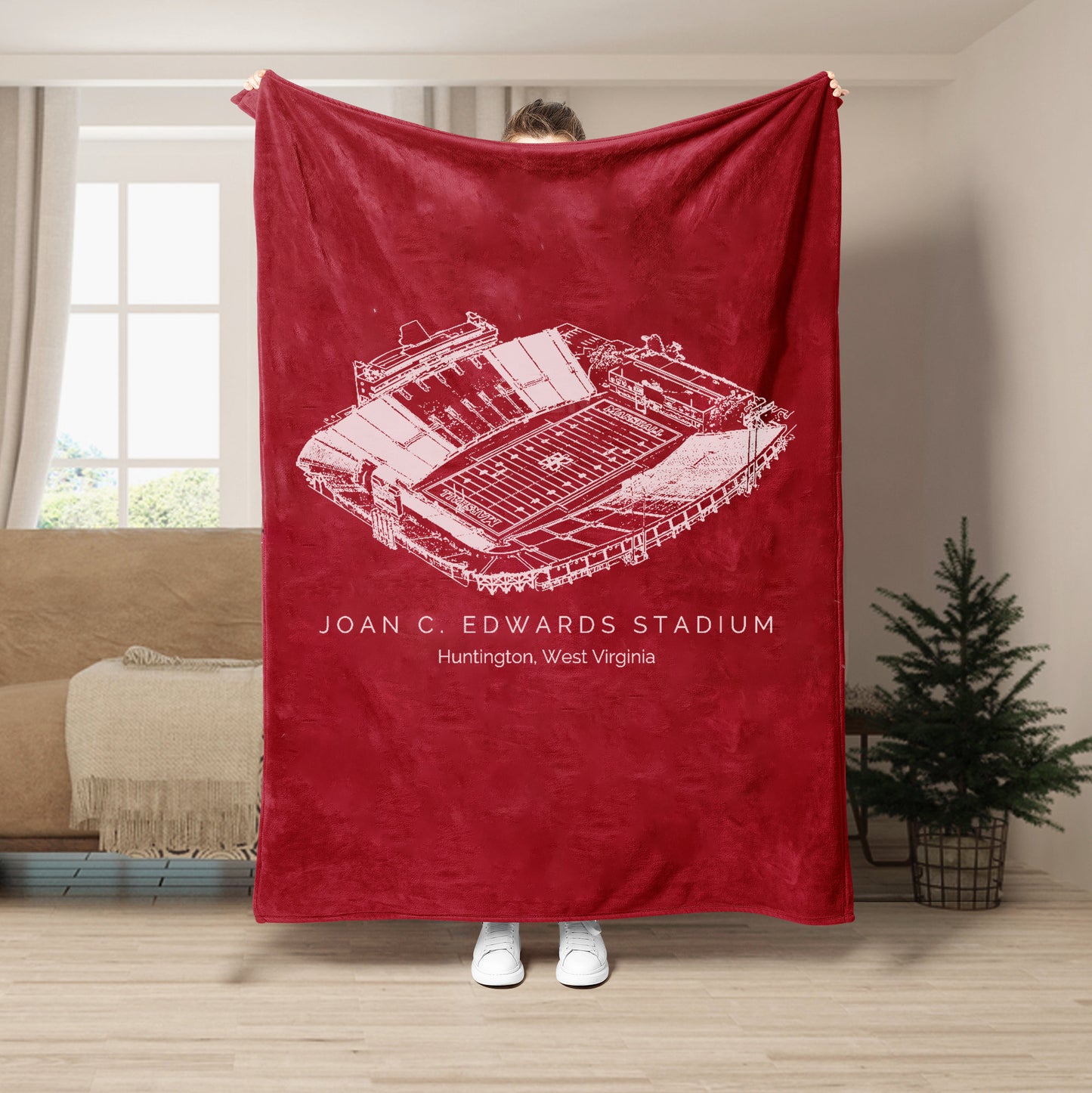 Joan C. Edwards Stadium - Marshall Thundering Herd football,College Football Blanket