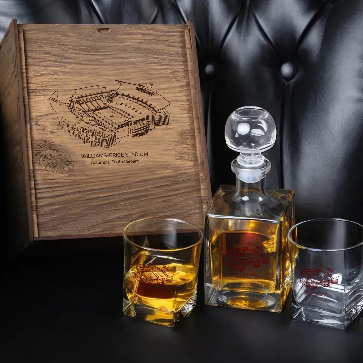 Williams–Brice Stadium - College Football Whiskey Set