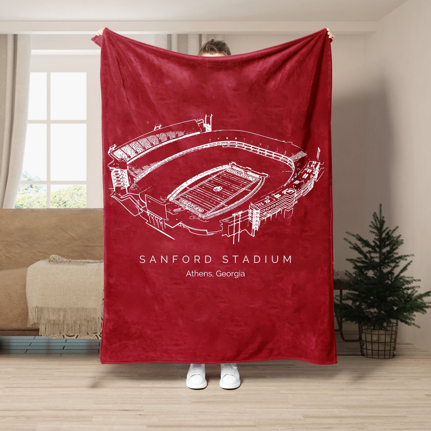 SD Stadium - College Football Blanket