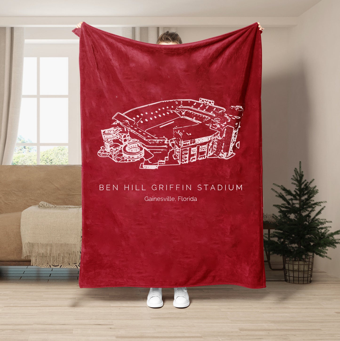 Ben Hill Griffin Stadium - Florida Gators football, College Football Blanket