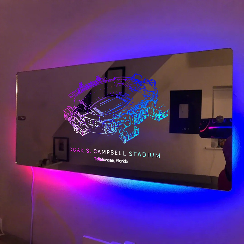 Doak S. Campbell Stadium Mirror Light-Gifts For Sports Lovers