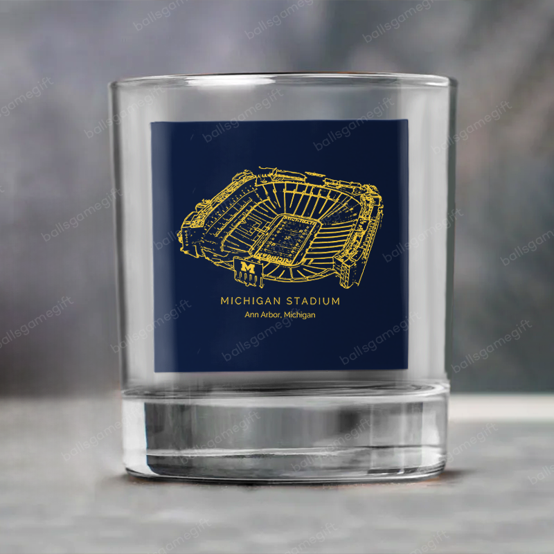 Michigan Stadium - Michigan Wolverines Whiskey Cup