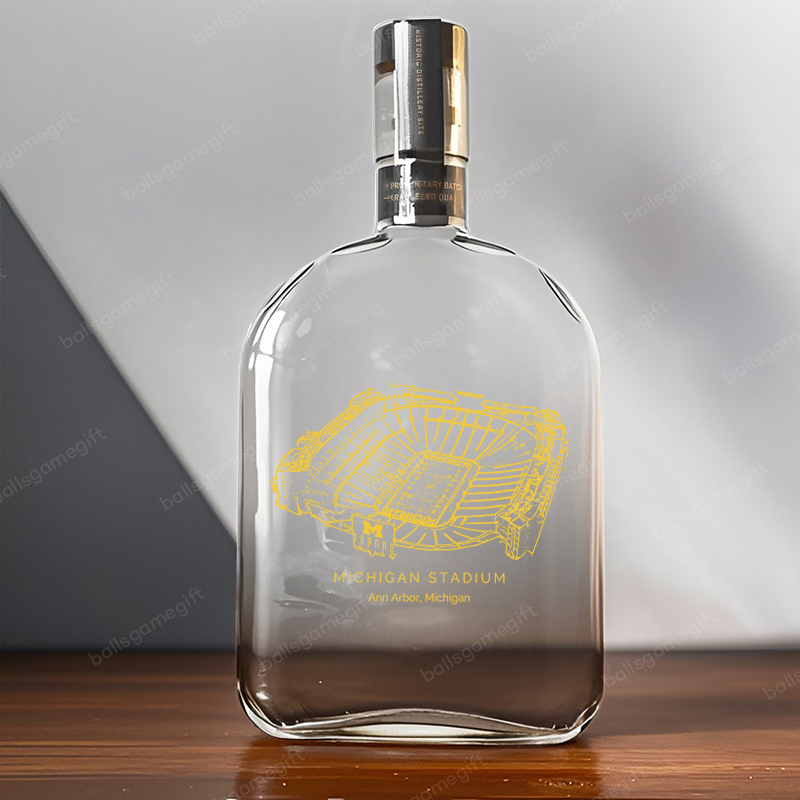 Michigan Stadium - Michigan Wolverines Whiskey Bottles