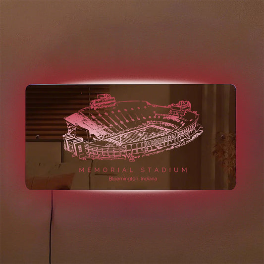 Memorial Stadium (Indiana) Stadium Mirror Light-Gifts For Sports Lovers