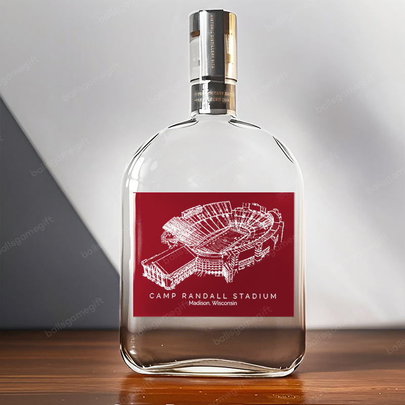 Camp Randall Stadium - Wisconsin Badgers Whiskey Bottles