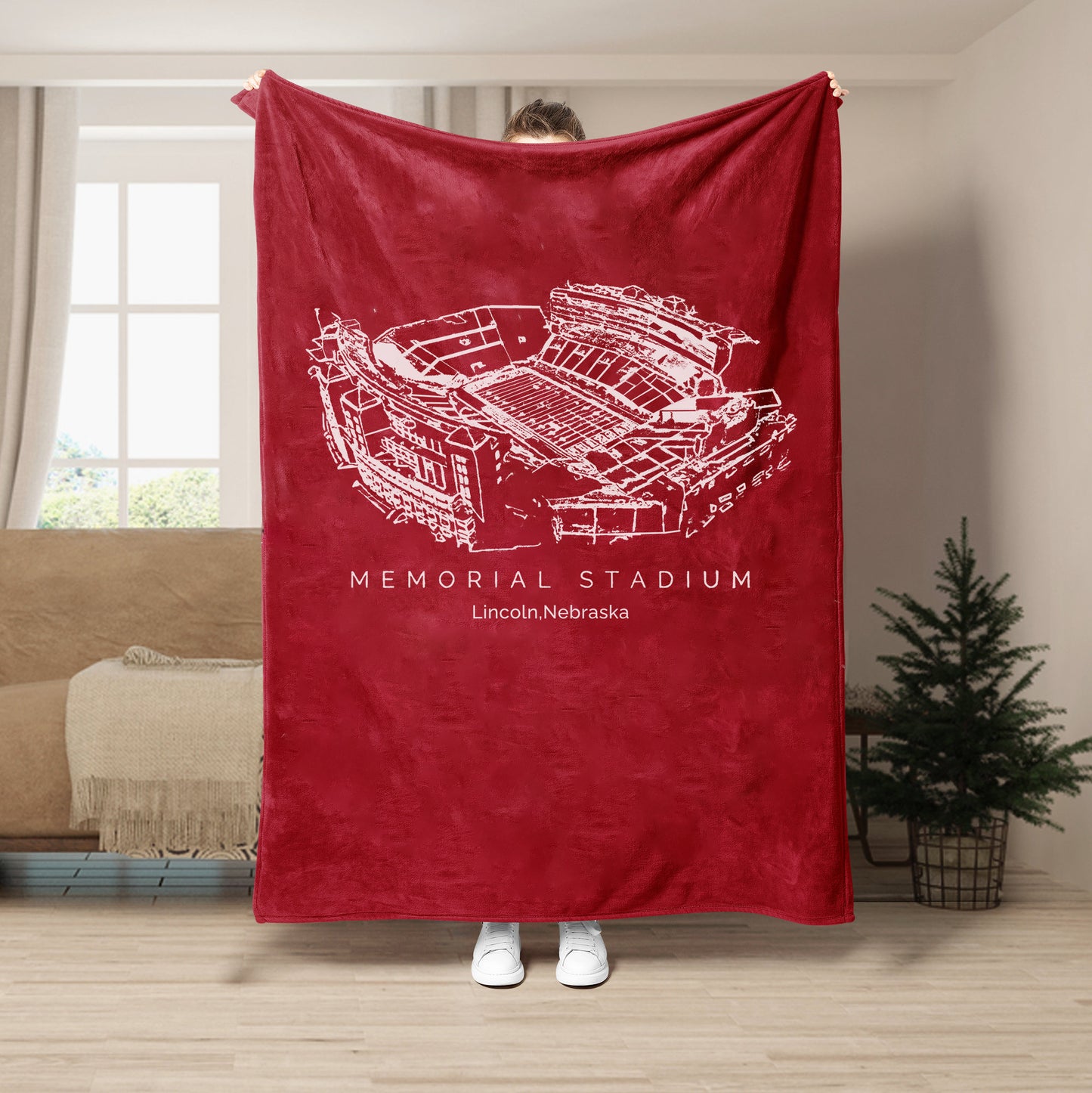 Memorial Stadium (Lincoln) - Nebraska Cornhuskers football, College Football Blanket