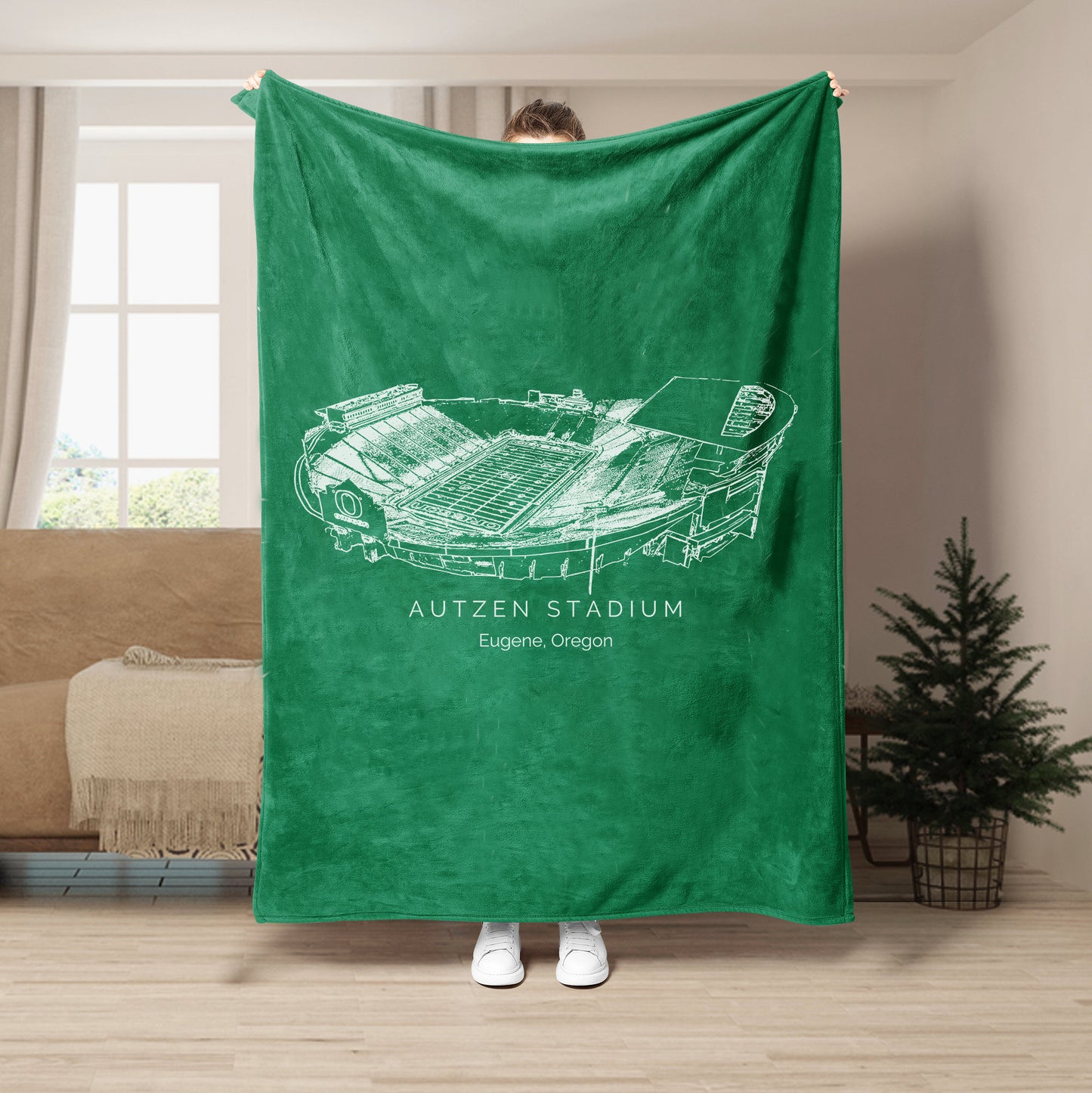 Autzen Stadium - Oregon Ducks football,College Football Blanket