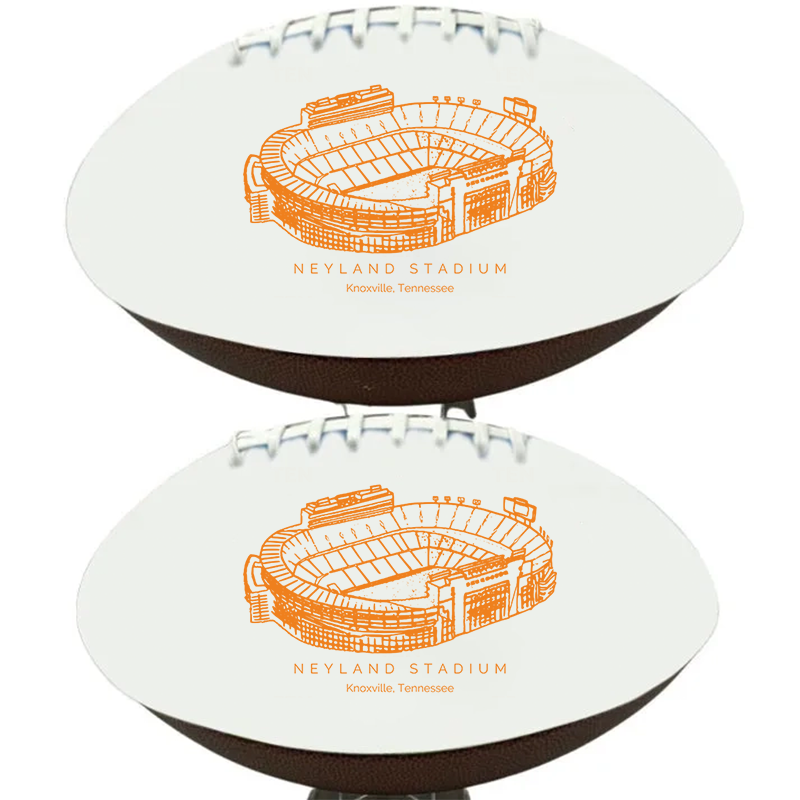 Neyland Stadium - Tennessee Volunteers football, Stipple Art College Football