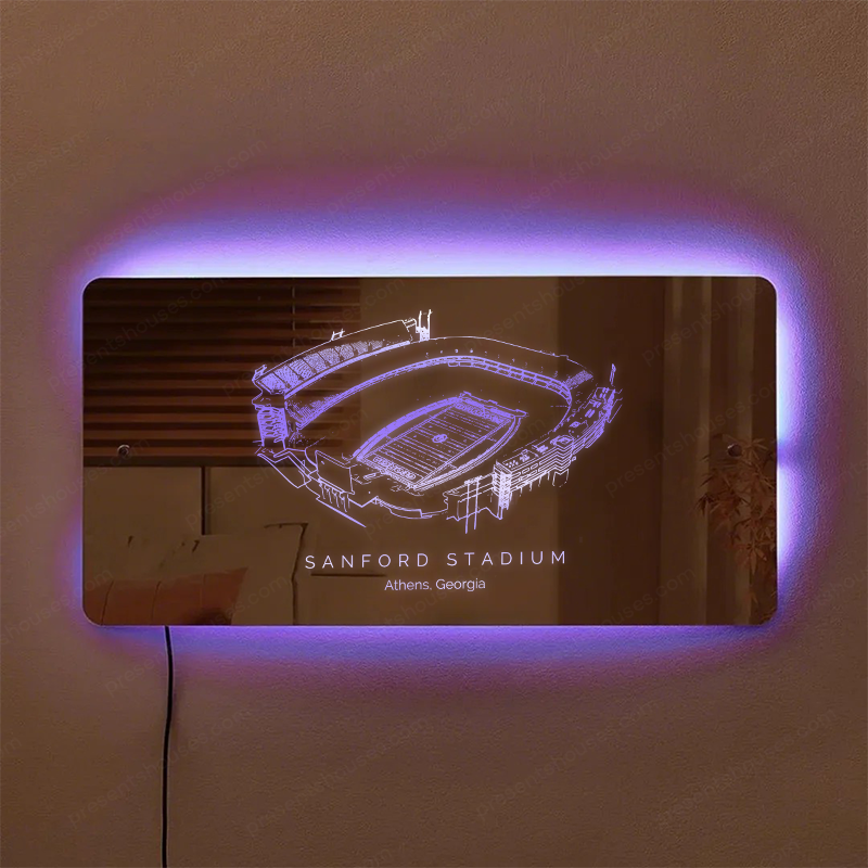 Sanford Stadium Mirror Light-Gifts For Sports Lovers