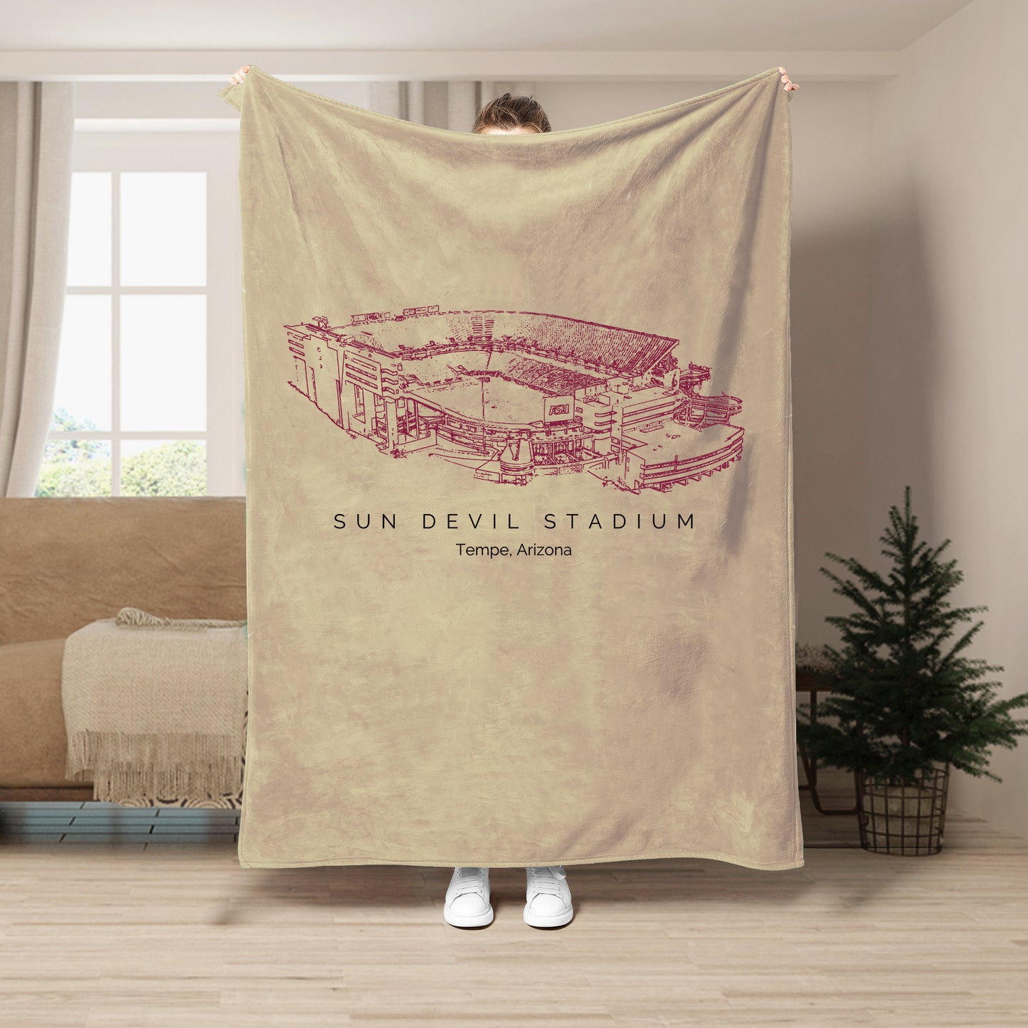 Mountain America Stadium - Arizona State Sun Devils football, College Football Blanket