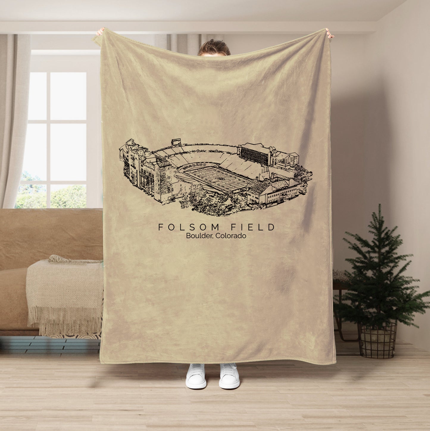 Folsom Field - Colorado Buffaloes football,College Football Blanket