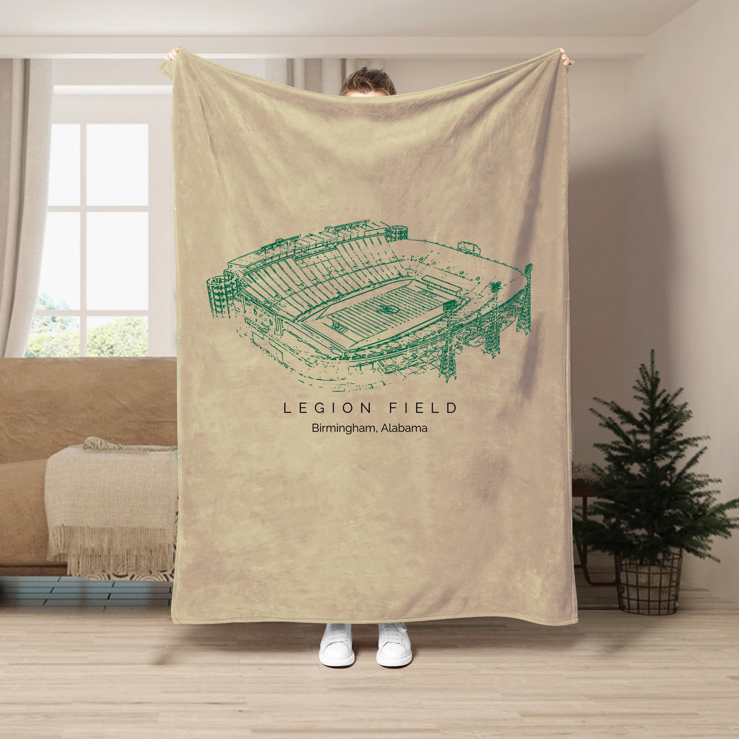 Legion Field - UAB Blazers football,College Football Stadium Blanket