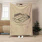 Kinnick Stadium - Iowa Hawkeyes football, College Football Blanket