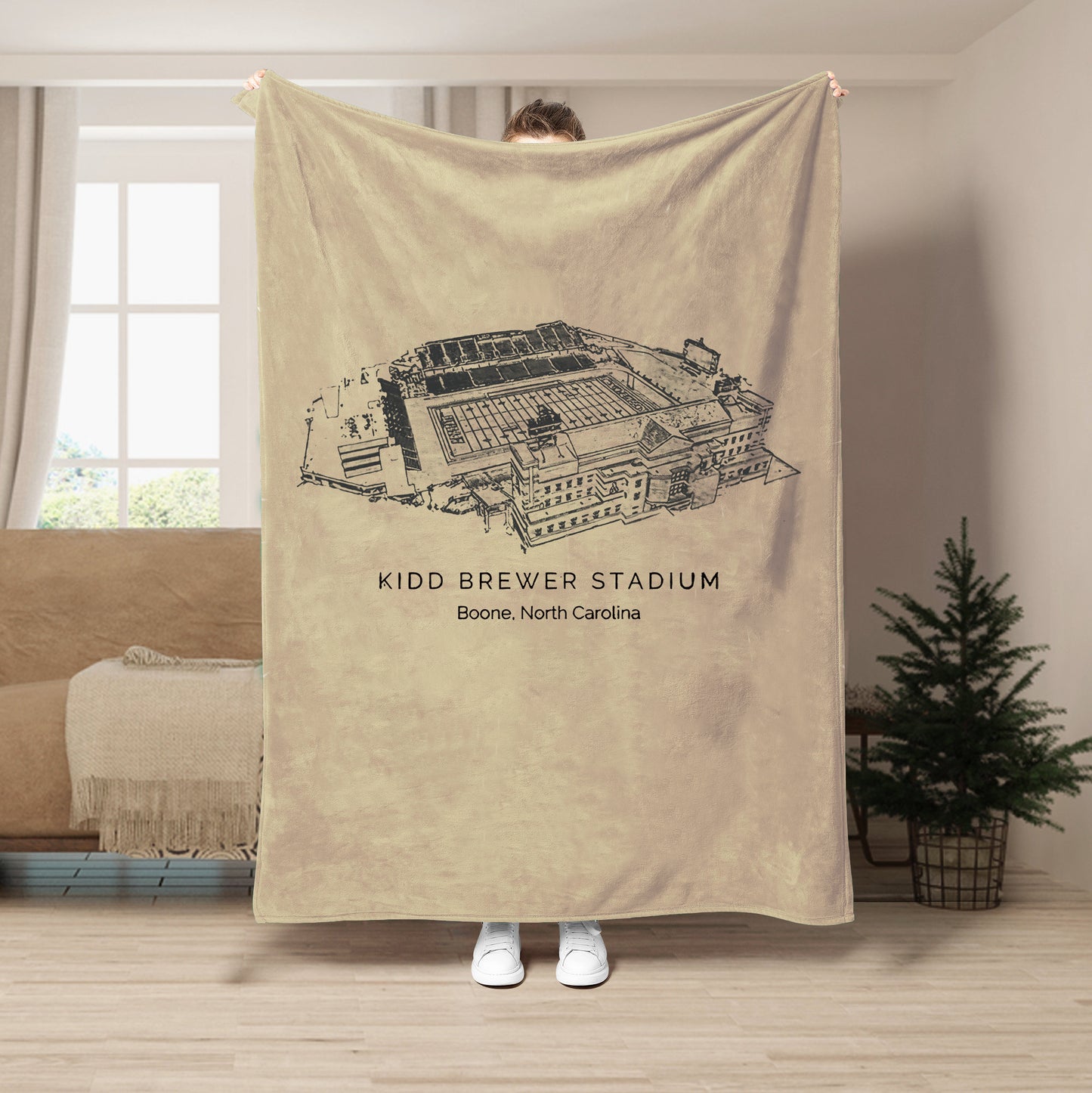 Kidd Brewer Stadium - Appalachian State Mountaineers football, College Football Blanket