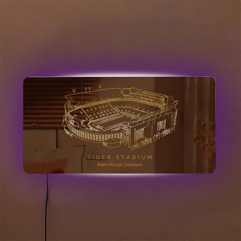 Tiger Stadium Mirror Light-Gifts For Sports Lovers