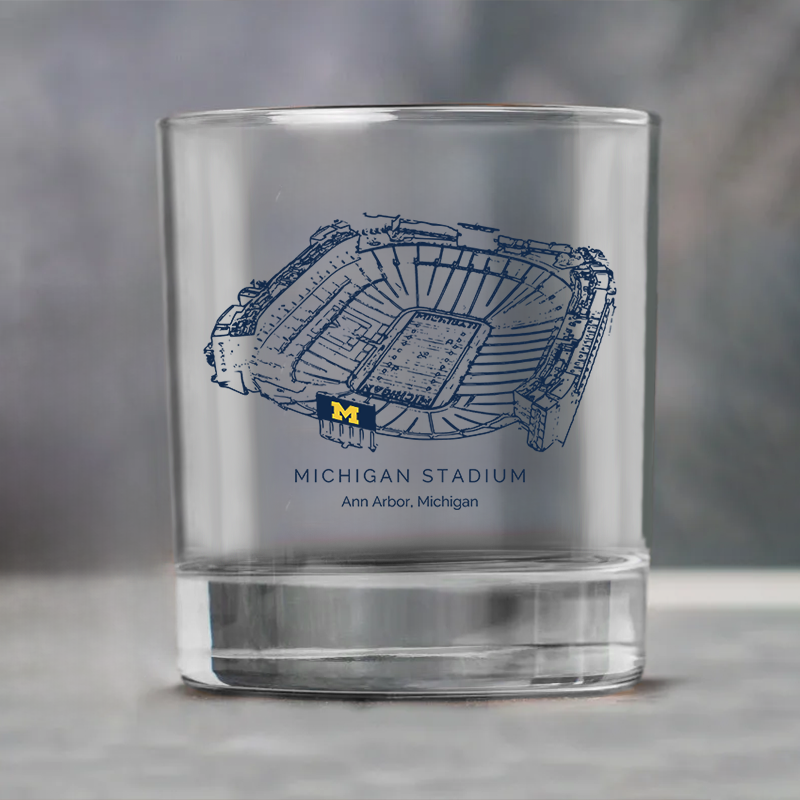 Michigan Stadium - Michigan Wolverines Whiskey Cup