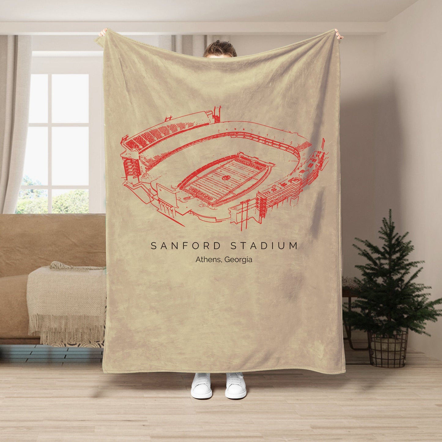 SD Stadium - College Football Blanket