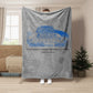 David Booth Kansas Memorial Stadium - Kansas Jayhawks football, College Football Blanket