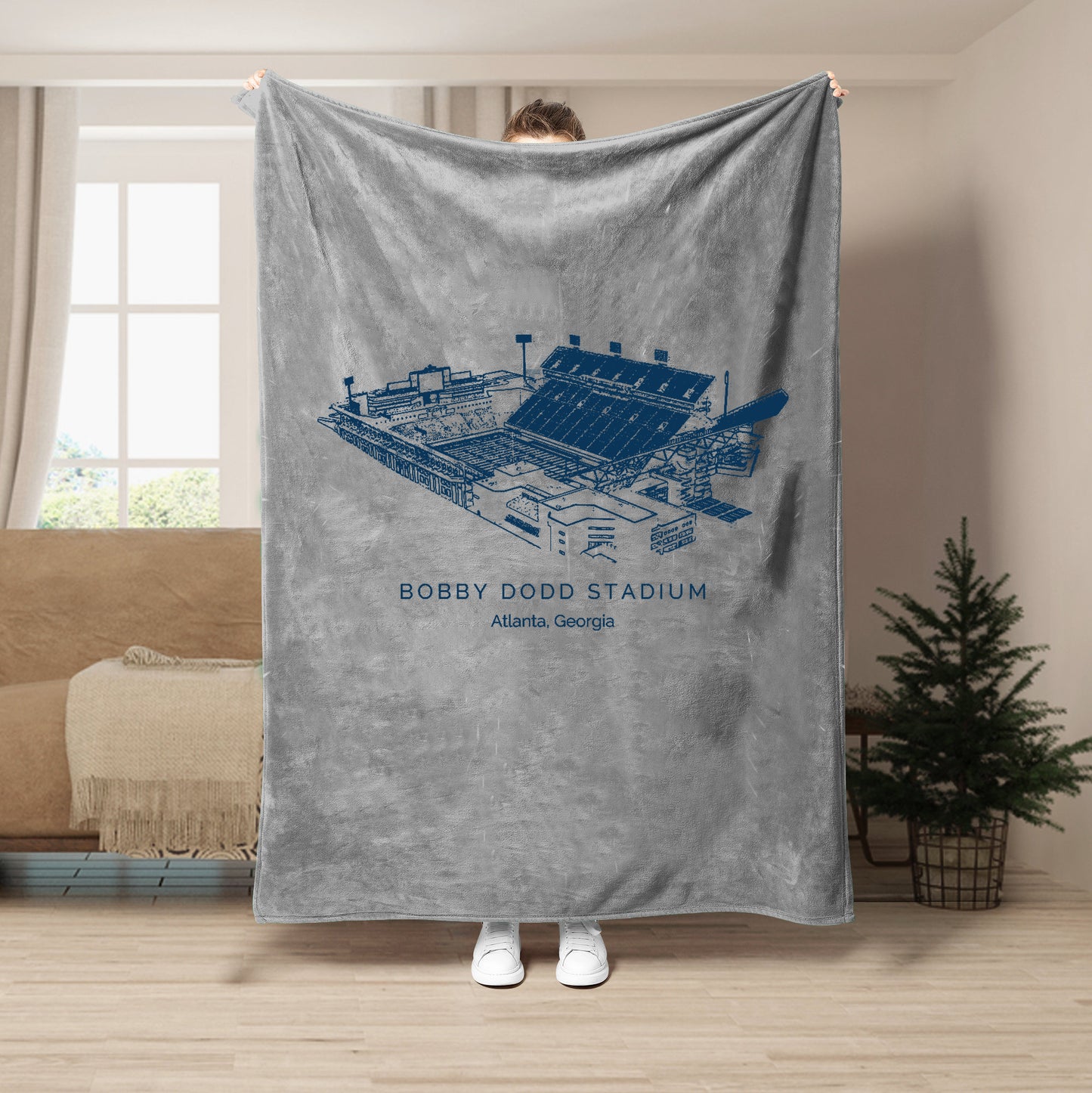 Bobby Dodd Stadium - Georgia Tech Yellow Jackets football,College Football Blanket