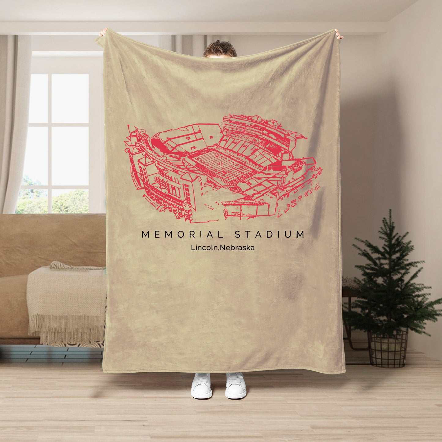 Memorial Stadium (Lincoln) - Nebraska Cornhuskers football, College Football Blanket