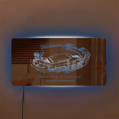 Beaver Stadium Mirror Light-Gifts For Sports Lovers