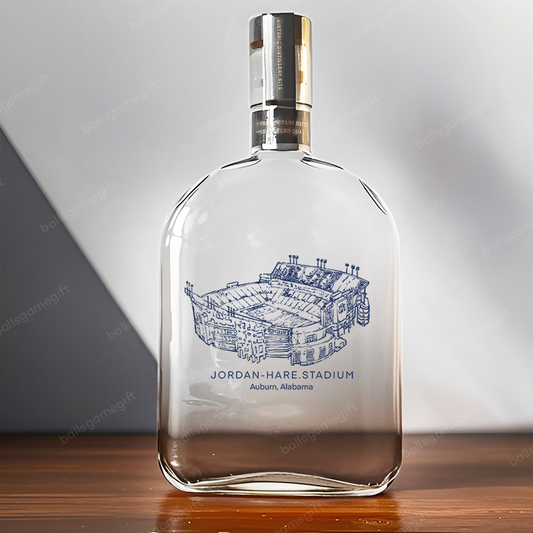 Jordan-Hare Stadium - Auburn Tigers Whiskey Bottles